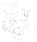 Page H Diagram and Parts List for 2250B GTH  954567093 -2001-02 Husqvarna Lawn Tractor