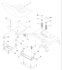 Page H Diagram and Parts List for 2250XPA GTH  954567116 -2001-01 Husqvarna Lawn Tractor