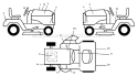 Page B Diagram and Parts List for 2254XPB GTH  954571229 -2004-08 Husqvarna Lawn Tractor