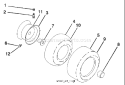 Page J Diagram and Parts List for 2254XP GTH  96023000201 -2005-06 Husqvarna Lawn Tractor