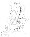 Page C Diagram and Parts List for 2254XP GTH  96023000201 -2005-06 Husqvarna Lawn Tractor
