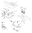 Page H Diagram and Parts List for 2254XP GTH  96023000201 -2005-06 Husqvarna Lawn Tractor