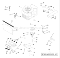 Page D Diagram and Parts List for 225 GTH  954140103A -1999-10 Husqvarna Lawn Tractor