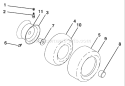 Page J Diagram and Parts List for 2448T GTH  96043000900 -2006-06 Husqvarna Lawn Tractor