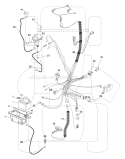 Page D Diagram and Parts List for 2448T GTH  96043000900 -2006-06 Husqvarna Lawn Tractor