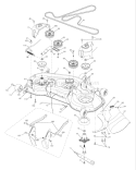 Part Location Diagram of 532439818 Husqvarna Welded Deck Service Kit