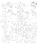 Page A Diagram and Parts List for 250 GTH  954140104A -1999-09 Husqvarna Lawn Tractor