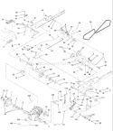 Page E Diagram and Parts List for 250 GTH  954140104A -1999-09 Husqvarna Lawn Tractor