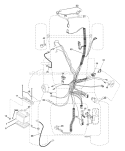 Page C Diagram and Parts List for 2548 GTH  96023000300 -2005-05 Husqvarna Lawn Tractor