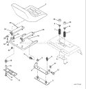 Page H Diagram and Parts List for 2548 GTH  96023000300 -2005-05 Husqvarna Lawn Tractor