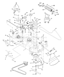 Page G Diagram and Parts List for 2548 GTH  LOGT25H48B -954572134 -2004-02 Husqvarna Lawn Tractor