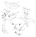 Page H Diagram and Parts List for 2548 GTH  LOGT25H48B -954572134 -2004-02 Husqvarna Lawn Tractor