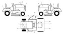 Page B Diagram and Parts List for 2548XPB GTH  954567895 -2002-10 Husqvarna Lawn Tractor