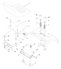 Page H Diagram and Parts List for 2550A GTH  954567109 -2001-01 Husqvarna Lawn Tractor