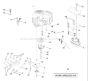 Page D Diagram and Parts List for 2550B GTH  954567109 -2001-02 Husqvarna Lawn Tractor