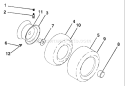 Page J Diagram and Parts List for 2554XPA GTH  954568427 -2004-08 Husqvarna Lawn Tractor