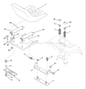 Page H Diagram and Parts List for 2554XPA GTH  954568427 -2004-08 Husqvarna Lawn Tractor