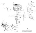 Page D Diagram and Parts List for 2554XPB GTH  954568427 -2004-08 Husqvarna Lawn Tractor