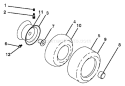 Page J Diagram and Parts List for 2654 GTH  96023000600 -2005-03 Husqvarna Lawn Tractor