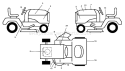 Page B Diagram and Parts List for 2654 GTH  96023000600 -2005-03 Husqvarna Lawn Tractor