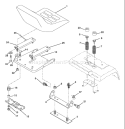 Page H Diagram and Parts List for 2654 GTH  96023000600 -2005-03 Husqvarna Lawn Tractor