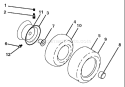 Page J Diagram and Parts List for 2654 GTH  96025000100 -2005-06 Husqvarna Lawn Tractor