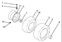 Page J Diagram and Parts List for 2654T GTH  96043001000 -2006-03 Husqvarna Lawn Tractor