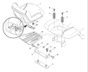 Page H Diagram and Parts List for 2654T GTH  96043001001 -2006-03 Husqvarna Lawn Tractor