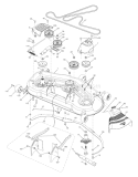 Page F Diagram and Parts List for 2654T GTH  96043001002 -2006-03 Husqvarna Lawn Tractor
