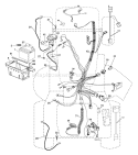 Page D Diagram and Parts List for 26K54 GTH  96043003100 -2006-11 Husqvarna Lawn Tractor