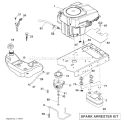 Page E Diagram and Parts List for 26K54T GTH  96043001101 -2006-03 Husqvarna Lawn Tractor
