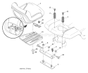 Page H Diagram and Parts List for 26K54T GTH  96043001101 -2006-03 Husqvarna Lawn Tractor