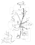 Page C Diagram and Parts List for 2754 GTH  96023000400 -2005-06 Husqvarna Lawn Tractor