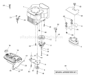 Page D Diagram and Parts List for 2754 GTH  96023000401 -2005-06 Husqvarna Lawn Tractor
