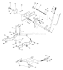 Page F Diagram and Parts List for 2254XP GTH  96023000201 -2005-06 Husqvarna Lawn Tractor