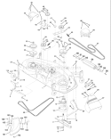Page F Diagram and Parts List for 200 GTVH  954140016B -1999-03 Husqvarna Lawn Tractor