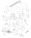 Page C Diagram and Parts List for 205 GTVH  954140102A -1999-10 Husqvarna Lawn Tractor