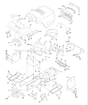 Part Location Diagram of 532171560 Husqvarna Dashboard