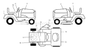 Page B Diagram and Parts List for 205 GTVH  954140102B -2000-03 Husqvarna Lawn Tractor