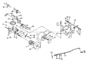 Part Location Diagram of 532123780 Husqvarna Bracket, Transaxle, L.H.