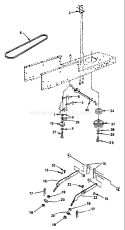 Part Location Diagram of 532105730 Husqvarna Keeper, Belt, Engine