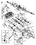 Part Location Diagram of 532184956 Husqvarna Transaxle, 6 Speed