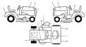 Page B Diagram and Parts List for GT200 GT 200 1994-07 Husqvarna Lawn Tractor