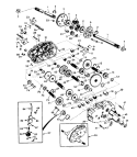 Page J Diagram and Parts List for GT200 GT 200 1995-08 Husqvarna Lawn Tractor