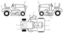 Part Location Diagram of 532146451 Husqvarna Decal, Caution, Battery