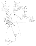 Page J Diagram and Parts List for GT2254 GT 2254 96023000500 -2005-05 Husqvarna Lawn Tractor