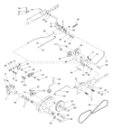 Page F Diagram and Parts List for GT2254 GT 2254 96023000500 -2005-05 Husqvarna Lawn Tractor