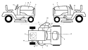 Page B Diagram and Parts List for GT2254 GT 2254 96025000200 -2005-05 Husqvarna Lawn Tractor