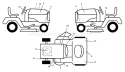 Page B Diagram and Parts List for GT2254 GT 2254 96025000201 -2005-05 Husqvarna Lawn Tractor