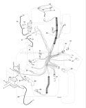 Page C Diagram and Parts List for GT2254 GT 2254 96025000201 -2005-05 Husqvarna Lawn Tractor